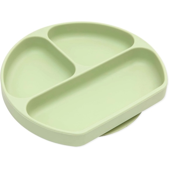 Bumpkins Other - Bumkins Silicone‎ Suction Grip Divided Dish - Sage